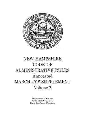 cover image of New Hampshire Code of Administrative Rules Annotated
